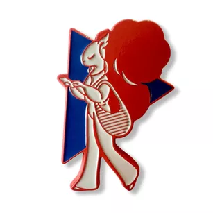 Pin metalowy - Mieszczuchy - Wiewiórka - PINSTORY