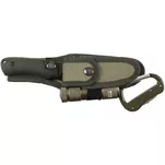 MFH Zestaw dwóch noży z latarką i karabińczykiem - 45451B - 2