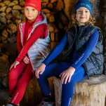 BRUBECK Active Wool Junior - dziecięce kalesony termoaktywne merino/syntetyk