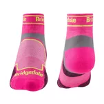 BRIDGEDALE damskie skarpety trekkingowe - Trail Run Ultra Light T2 Coolmax Sport Low - Pink - 2