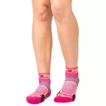 BRIDGEDALE damskie skarpety trekkingowe - Trail Run Ultra Light T2 Coolmax Sport Low - Pink - 4