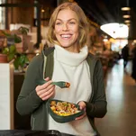 LIGHT MY FIRE MyKit - sagegreen - Zestaw naczyń turystycznych z bio plastiku - 4