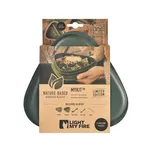 LIGHT MY FIRE MyKit - sagegreen - Zestaw naczyń turystycznych z bio plastiku - 2