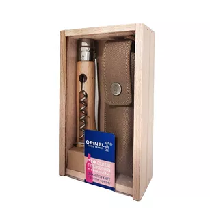 OPINEL Nóż rozkładany Opinel N°10 z korkociągiem + etui