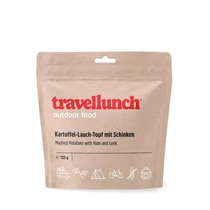 TRAVELLUNCH Puree ziemniaczane z szynką i porem - 475 g - danie liofilizowane