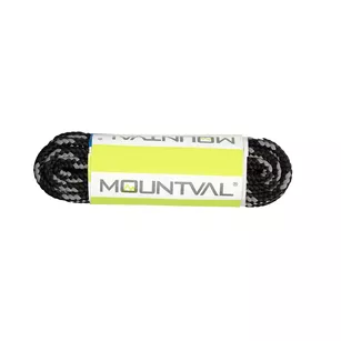 MOUNTVAL Sznurowadła sznurówki do butów turystycznych 90 cm - czarno-szare