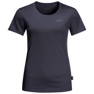 JACK WOLFSKIN Tech T - damska koszulka techniczna - graphite