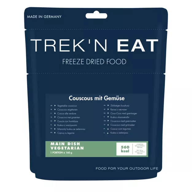 TREK'N EAT Wegański kuskus z warzywami 145 g (495 g) - Żywność liofilizowana