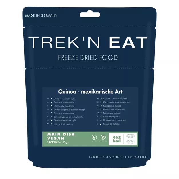 TREK'N EAT Wegańska Quinoa w stylu meksykańskim 140 g (460 g) - Żywność liofilizowana