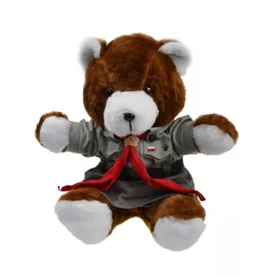 Miś pluszowy ZHP - Maskotka harcerka w mundurze