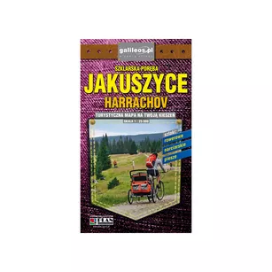 GALILEOS Mapa turystyczna kieszonkowa - Jakuszyce - laminowana
