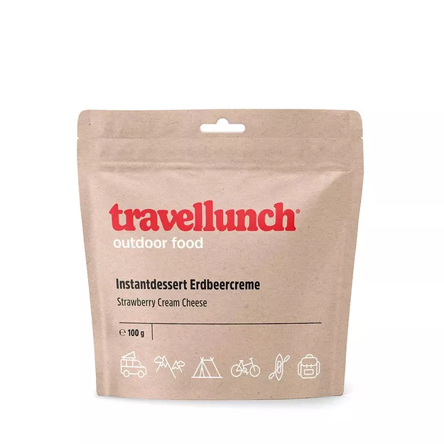TRAVELLUNCH liofilizowany deser - krem truskawkowy - 100 g / 280 g