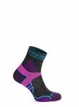 BRIDGEDALE Trail Run Lightweight T2 Merino Sport - 3/4 Crew - Charcoal / Purple - damskie skarpety biegowe - 4