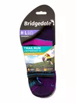 BRIDGEDALE Trail Run Lightweight T2 Merino Sport - 3/4 Crew - Charcoal / Purple - damskie skarpety biegowe - 6