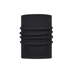 BUFF Heavyweight Merino Wool - Solid Black - zimowa chusta kominowa