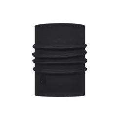 BUFF Heavyweight Merino Wool - Solid Black - zimowa chusta kominowa