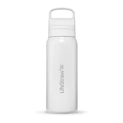 LIFESTRAW Go 2.0 - Butelka ze stali nierdzewnej z filtrem - 700 ml - White