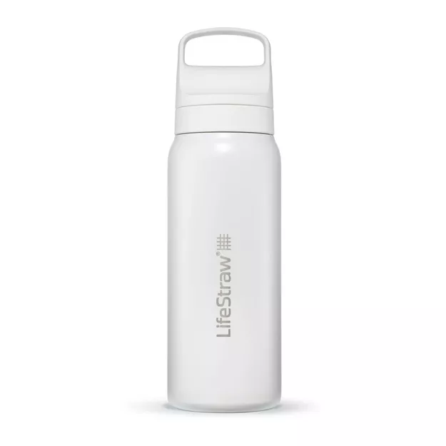 LIFESTRAW Go 2.0 - Butelka ze stali nierdzewnej z filtrem - 700 ml - White