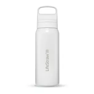 LIFESTRAW Go 2.0 - Butelka ze stali nierdzewnej z filtrem - 700 ml - White