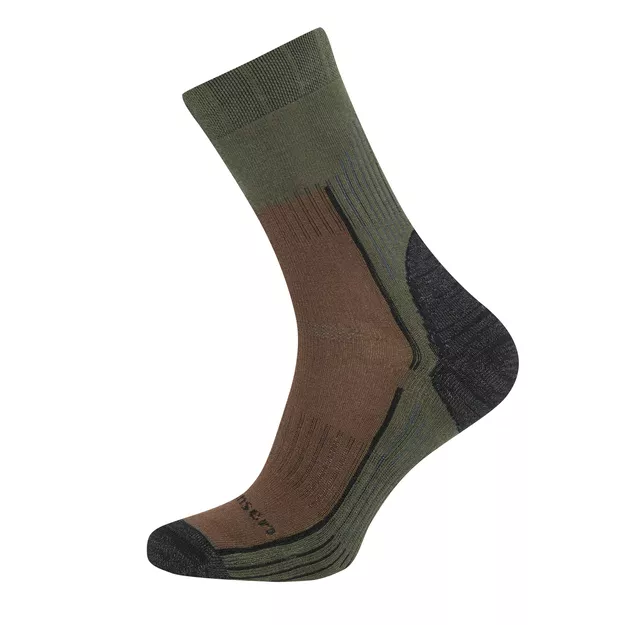 FJORD NANSEN Skarpety trekkingowe Skov Kevlar - olive/graphite