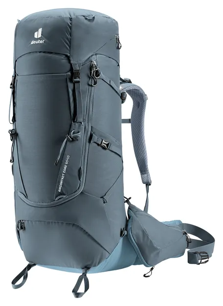 DEUTER Aircontact Core 60+10 - graphite-shale - plecak trekkingowy