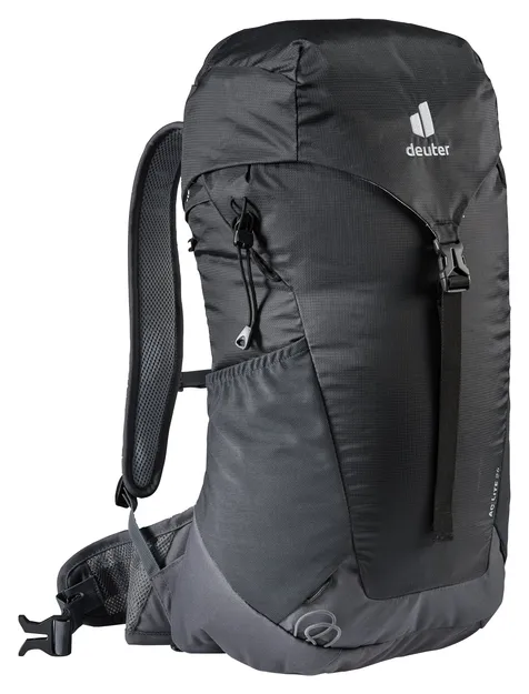 DEUTER AC Lite 24 - black - graphite - plecak turystyczny z siatką dystansową