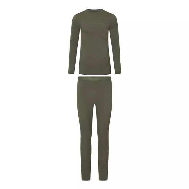 VIKING Męska bielizna termoaktywna Gasher Man Merino Set - khaki