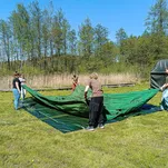 Namiot harcerski / namiot obozowy M2 - pawilon - 6 x 5 metrów - 12