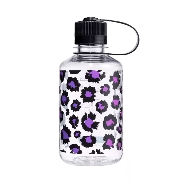 NALGENE Butelka na wodę Narrow Mouth 16 oz (500 ml) - clear cheetah