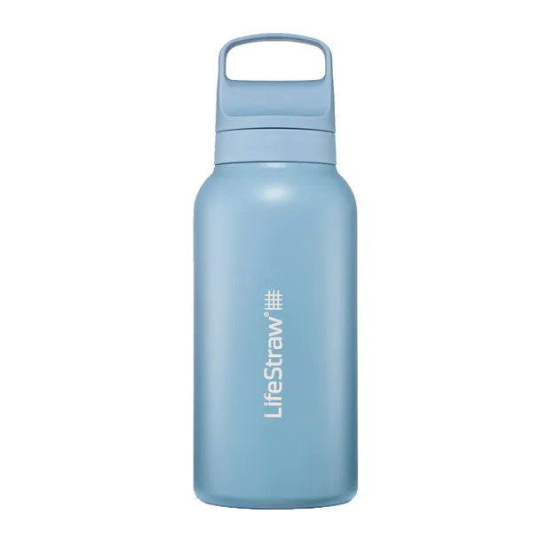 LIFESTRAW Go 2.0 - Butelka ze stali nierdzewnej z filtrem - 1000 ml - Icelandic Blue