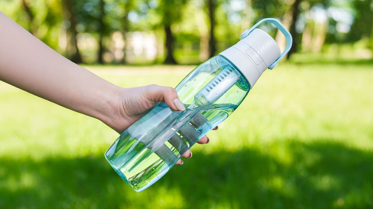 Butelka Aqua&Go Tritan z filtrem Sky Blue 500ml